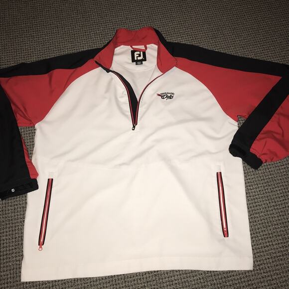 Footjoy Mens Large QuarterZip Pullover Windbreaker Golf Jacket - Picture 1 of 6